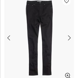 Madewell Black Skinny Jeans 28 Tall 10” high rise